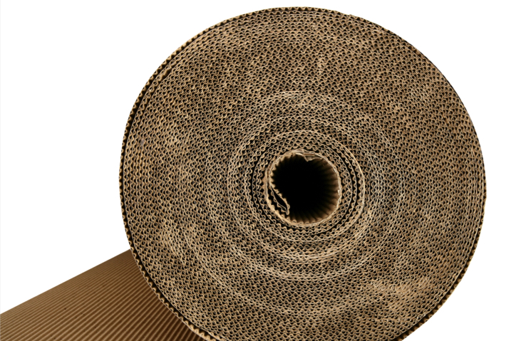 Carton ondulé en rouleau